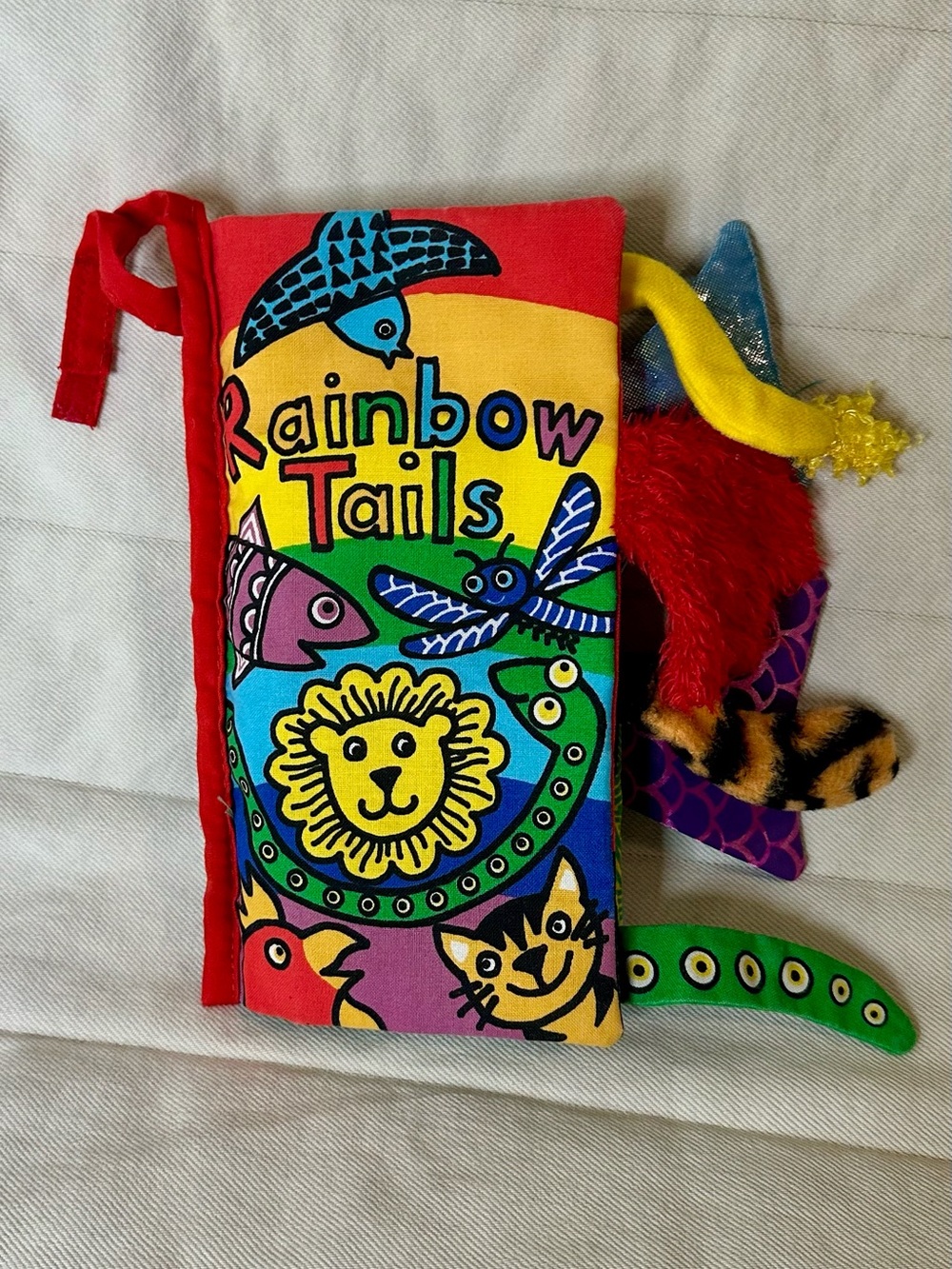 Jellycat Rainbow Tails Soft Play Book